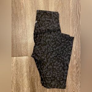 Lululemon align cheetah print leggings. size 4